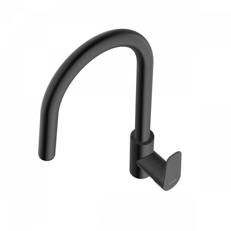 Фото смесители для кухни vitra flow soft a4344536exp цвет черный