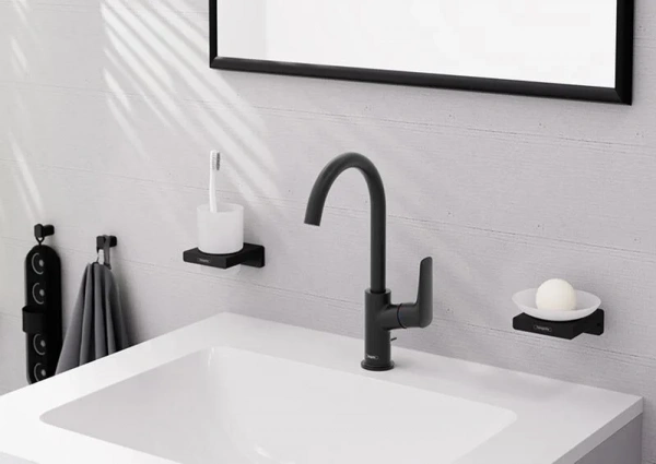 Фото смеситель для раковины hansgrohe logis 71130670