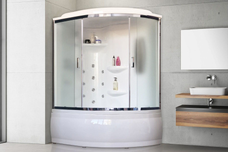 Фото душевая кабина royal bath alp rb150alp-c-ch-l 150x100 см