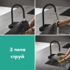 Фото смеситель для кухонной мойки hansgrohe aquno select 73831670