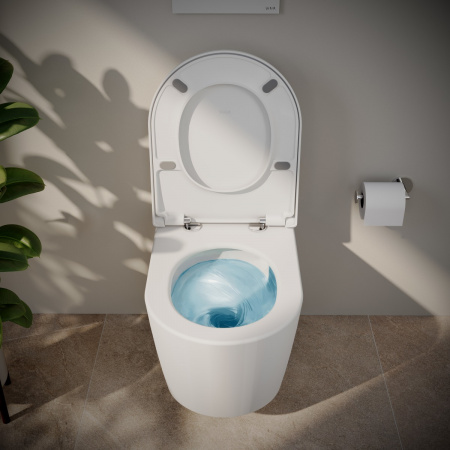 Фото подвесной унитаз vitra metropole round 7910b003-6429