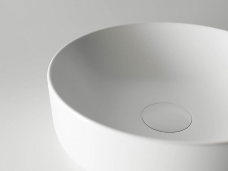 Фото раковина накладная ceramicanova element 35.5 см, цвет: белый cn6006