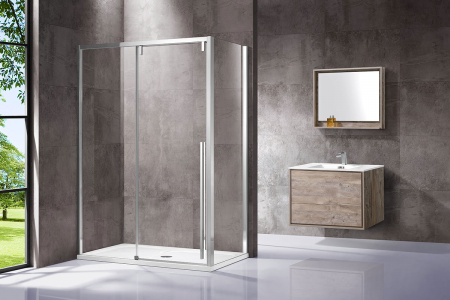 Фото душевой уголок vincea lugano 130x90 см vsr-1l9013cl-1