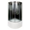 Фото душевая кабина avacan b10selblack 100x100 см с электрикой