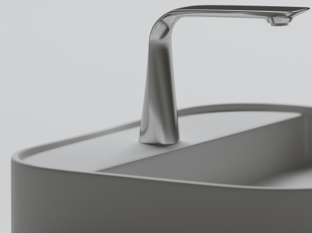Фото раковина накладная ceramicanova element 55 см, цвет: белый cn6034