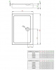 Фото поддон акриловый radaway doros d compact 90x100 см sdrd1090-05