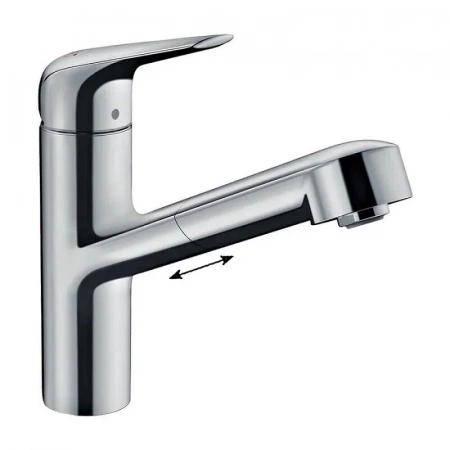 Фото смеситель для кухонной мойки hansgrohe focus 71829000