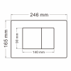Фото унитаз с инсталяцией abber bequem ac1100mb-ac0105-ac0120mb