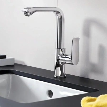 Фото смеситель для раковины hansgrohe metris 31081000