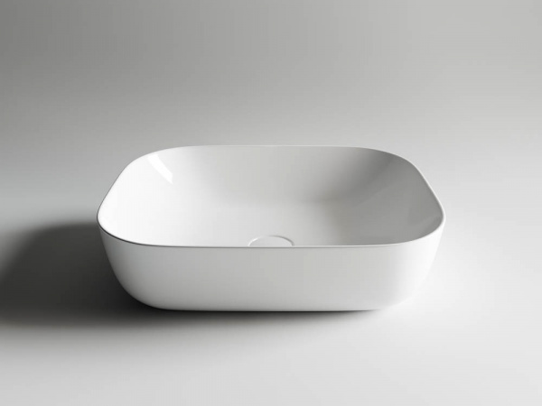 Фото раковина накладная ceramicanova element 50.5 см, цвет: белый cn6008