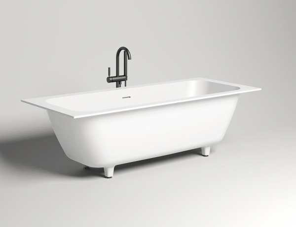 Фото ванна из искусственного камня salini orlanda axis kit 180x80 см 103312m матовая