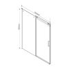 Фото душевое ограждение vincea como 90x130 см  vsr-1c9013clb
