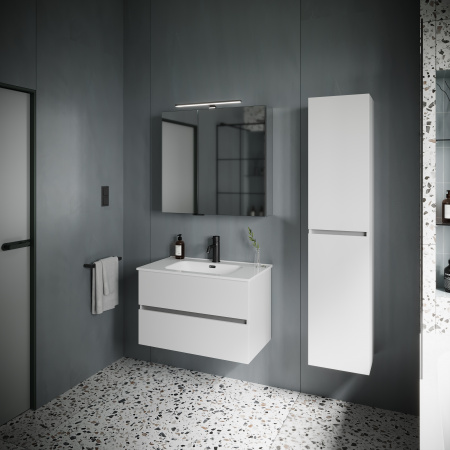 Фото тумба под раковину sancos urban 80 см, цвет: белый ur80w