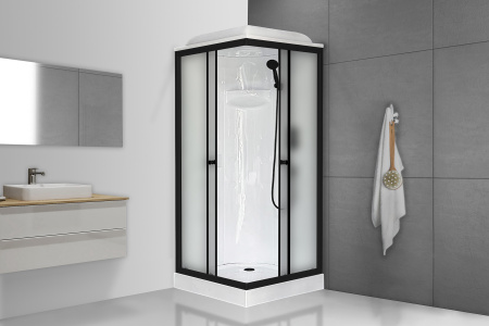 Фото душевая кабина royal bath hp rb90hp1-m-bl 90x90 см