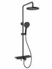 Душевая стойка AQUAme AQM8002B, цвет : черный