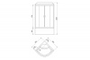 Фото душевая кабина royal bath ck rb90ck5-bt 90x90 см