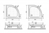 Фото поддон rgw lux/tn-p 80x80 см 16180488-41