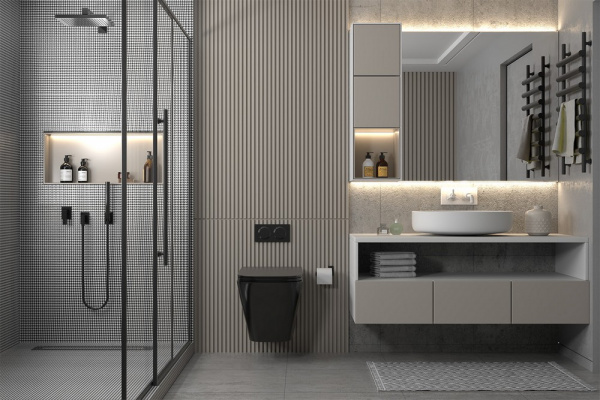 Фото унитаз с инсталляцией abber rechteck ac1201mb-ac0105-ac0120mmg