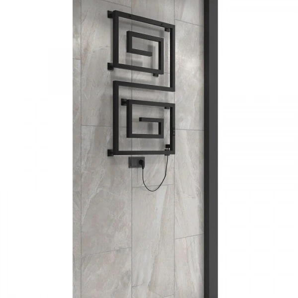 Фото электрический полотенцесушитель indigo lira 100/60 без полки dgl100-60brrt