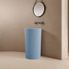Фото раковина напольная abber stein 50x50 см as2501blau