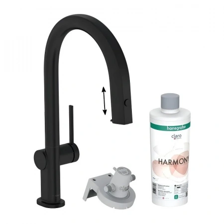 Фото смеситель для кухонной мойки hansgrohe aqittura 76800670