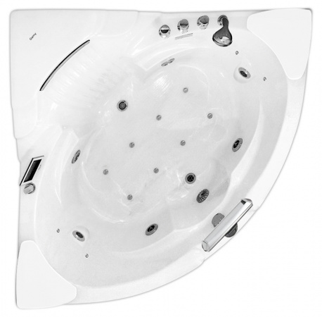 Фото акриловая ванна gemy g9082 o 152x152 см