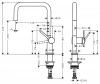Фото смеситель для кухонной мойки hansgrohe talis 72806670