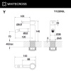 Фото смеситель для биде whitecross y y1220gl, цвет: золото