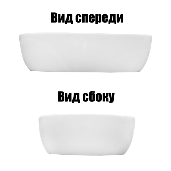 Фото раковина накладная azario 48.5 см az-2191