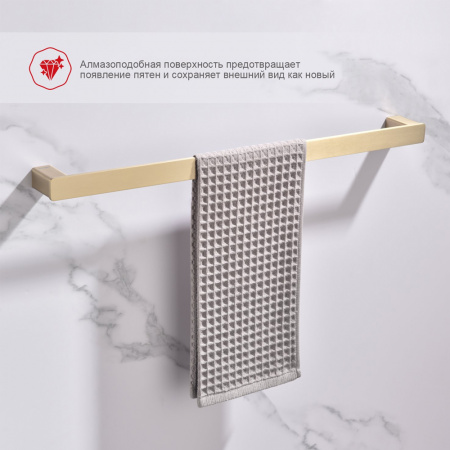 Фото полотенцедержатель raglo цвет: сатин золотой r301.01.03