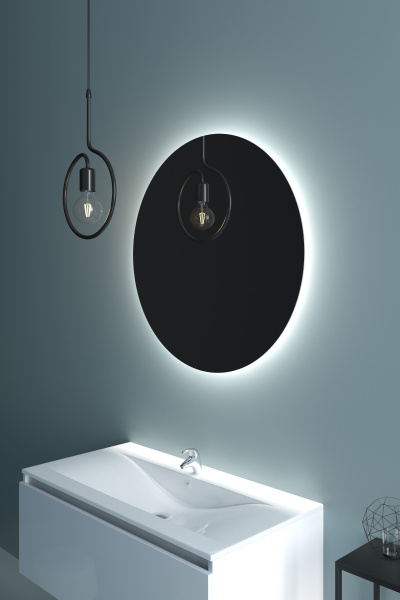 Фото зеркало sanvit сириус 60 см led zsirius60