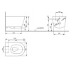 Фото унитаз подвесной безободковый toto rp cw552ry#xw
