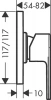 Фото смеситель для душа hansgrohe vernis shape 71658670