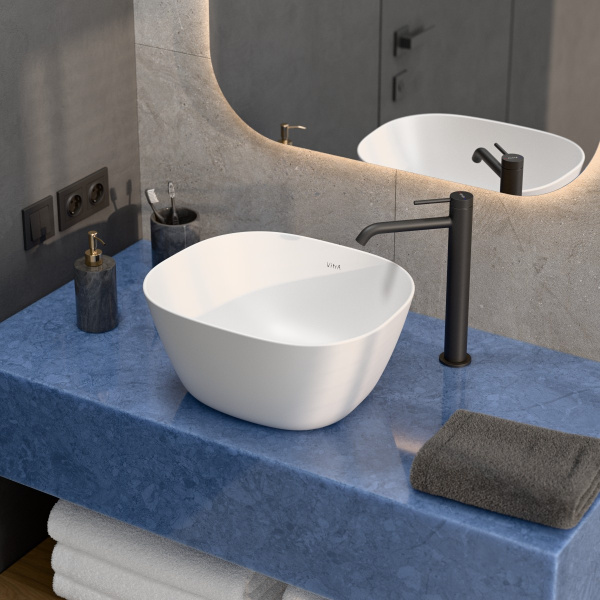 Фото раковина накладная vitra plural 45 см 7811b401-0016