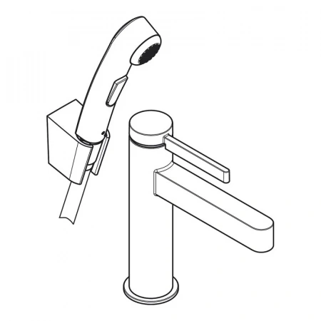Фото смеситель для раковины hansgrohe finoris 76210000