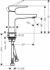 Фото смеситель для раковины hansgrohe metropol 32500340