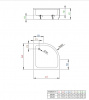 Фото поддон акриловый radaway samos a 90 см 4s99300-03