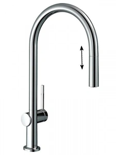 Фото смеситель для кухонной мойки hansgrohe talis 72802000