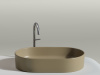 Фото раковина накладная ceramicanova element 60.8 см, цвет: капучино cn6048mc