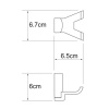 Фото крючок двойной wasserkraft exter k-5223