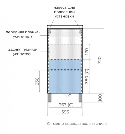 Фото тумба под раковину style line соло 40 см лс-00002428
