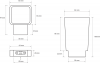 Фото стакан для зубных щеток bemeta via 135011012