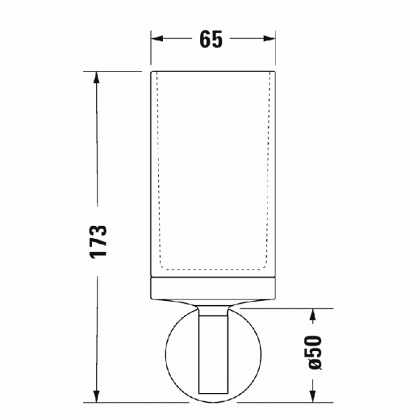 Фото стакан подвесной duravit starck t 99314600 цвет: черный