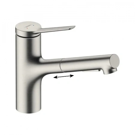 Фото смеситель для кухонной мойки hansgrohe zesis 74803800