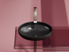 Фото раковина накладная ceramicanova element 50.2 см, цвет: черный cn6056mb