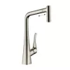 Фото смеситель для кухонной мойки hansgrohe metris 73801800