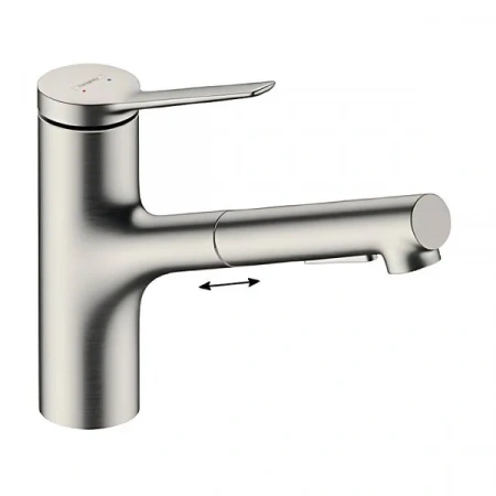 Фото смеситель для кухонной мойки hansgrohe zesis 74800800