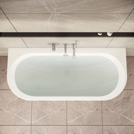 Фото акриловая ванна vitra geo 180x80 см 65420006000