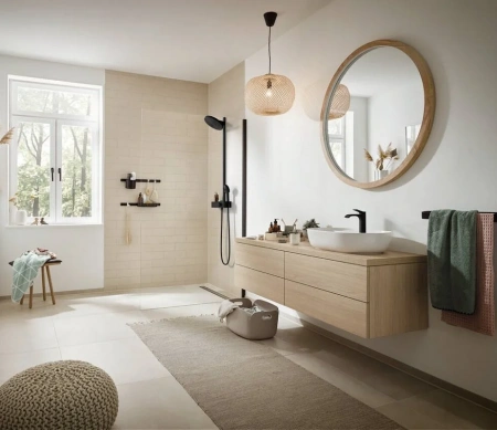 Фото душевая стойка hansgrohe pulsify 24241670