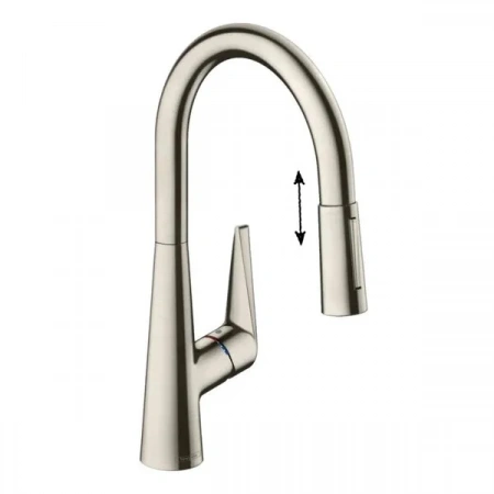 Фото смеситель для кухонной мойки hansgrohe talis classic 73851800